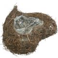 Pflanzschale Herz Friedhof, Rebenherz zum Bepflanzen 26cm | Floristik24.ch