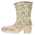 Blumentopf in Stiefel-Form aus