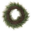 Kranz aus Kunststoff mit Nadelzweigen und Zapfen 40cm grün | Floristik24.ch