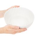 Schale geriffelt aus Kunststoff, 25 cm, Grau | Floristik24.ch