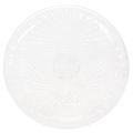 Floristik24 Dekoteller rund transparent mit Fuss 32 cm
