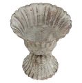 Pokal Grau Antik Optik Ø12cm H13,5cm | Floristik24.ch