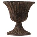 Pokalvase Deko Pokal Metall Braun Antik Ø14cm H12cm | Floristik24.ch