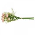 Künstlicher Ranunkel Strauß, Blumendeko, Seidenblumen Rosa L37cm
