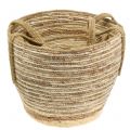 Floristik24 Rattankorb Natur/Braun Ø40/32/26cm 3St