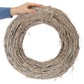 Dekokranz aus Rattan Weiss gewaschen 50 cm für kreative Gestaltung | Floristik24.ch