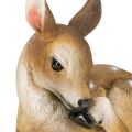 Reh Deko Rehkitz Figur liegend Tischdeko 13×6,5×12cm 3St | Floristik24.ch