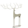 Floristik24 Deko-Hirsch-Skulptur Metall mintgrün 45 cm hoch für Innen