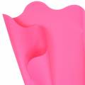 Floristik24 Rondella Manschette Pink Gestreift Ø40cm 50St Blumenmanschette