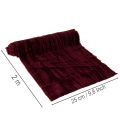 Samtband aus Polyester 25 cm x 2 m Bordeauxrot für Dekoration und Basteln | Floristik24.ch