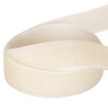 Cremefarbenes Samtband 20mm x