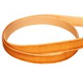 Dekoband Samt Orangebraun Terra 10mm x 20m | Floristik24.ch