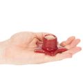 Sternförmige Kerzenhalter aus Keramik 8 cm Rot für Stabkerzen 2er-Set | Floristik24.ch