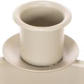 Kerzenschale Adventskranz Kunststoff Beige 15cm | Floristik24.ch