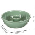 Stabkerzenhalter Metall Grün 10 cm 2er-Set | Floristik24.ch