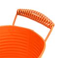 Floristik24 Schale oval Orange 20cm x 12cm H9cm