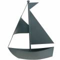 Floristik24 Segelboot zum Bepflanzen Metall 44cm × 34cm