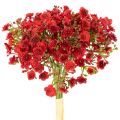 Floristik24 Künstliches Schleierkraut Bouquet rot 30 cm 10 Stück