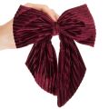 Samtschleifen Rot und Burgunderrot 24 cm Set mit Aufhängung | Floristik24.ch