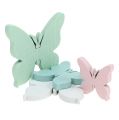 Floristik24 Schmetterling 3cm - 5,5cm Pastell Mix 36St