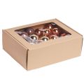 Spiegelbeeren Weihnachtskugeln Gold Braun Ø40mm 32 St | Floristik24.ch
