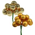 Floristik24 Spiegelbeeren Gold Mix 25mm 140St