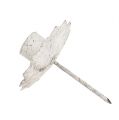 Spitzkerzenhalter zum Stecken Ø7cm Creme | Floristik24.ch