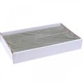 Durchgefärbte Kerzen Olivgrün Stabkerzen 34×240mm 4 St | Floristik24.ch