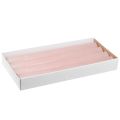 Durchgefärbte Kerzen Rosa Stabkerzen 34x300mm 4 St | Floristik24.ch