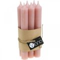 Stabkerzen Rosa Kerzen Boho Kerzendeko Ø21/170mm 6 St | Floristik24.ch