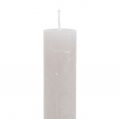Stabkerzen durchgefärbt Grau 34mm x 240mm 4 St | Floristik24.ch