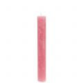 Floristik24 Stabkerzen durchgefärbt Rosa 34mm x 240mm 4 St