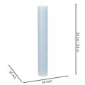 Stabkerzen aus Wachs hellblau 34x240mm 4er-Set für Innenbereiche | Floristik24.ch