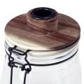 Stabkerzenhalter Deko Glas mit Verschluss Ø10cm H16cm | Floristik24.ch