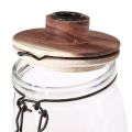 Stabkerzenhalter Deko Glas mit Verschluss Ø10cm H16cm | Floristik24.ch