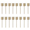 Stabkerzenhalter Gold Kerzenhalter zum Stecken 11cm 16 St | Floristik24.ch