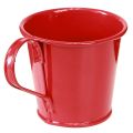 Stabkerzenhalter Metall Kerzenhalter Tasse Rot H6cm 6St | Floristik24.ch