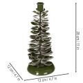 Kerzenständer Tannenbaum Grün Metall 28 cm für Stabkerzen | Floristik24.ch