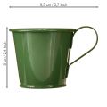 Stabkerzenhalter Tasse Kerzenhalter Dunkelgrün H6cm 6St | Floristik24.ch