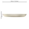 Stabkerzenhalter für 4 Kerzen Kerzenschale Grau Metall Ø30cm | Floristik24.ch