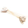 Dekostecker Herz aus Holz Danke schön 31 cm 12 Stück | Floristik24.ch