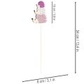 Deko-Stecker Holz Igel-Familie sortiert 34cm 12 Stück für Herbstdekorationen | Floristik24.ch