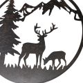 Dekostecker Metall Hirsch und