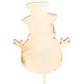 Holzstecker Schneemann 31 cm