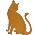 Floristik24 Edelrost Gartenstecker Katze Beetstecker Retro H50cm