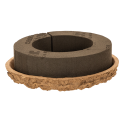 OASIS® Renewal® Biolit® Steckschaumring mit Schale, 17 cm, schwarz, 2 Stück | Floristik24.ch
