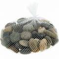 Flusskiesel Natur Hell und Dunkel 2-3cm 1kg | Floristik24.ch