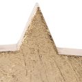 Deko-Sterne aus Holz Gold 10cm