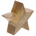 Deko-Sterne aus Holz Gold 10cm