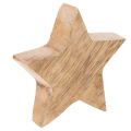 Deko-Sterne Holz goldfarben Ø